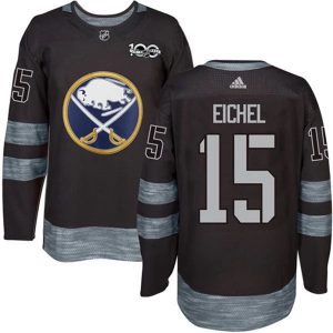 Kinder Buffalo Sabres Eishockey Trikot Jack Eichel 15 1917-2017 100th Anniversary Schwarz Authentic